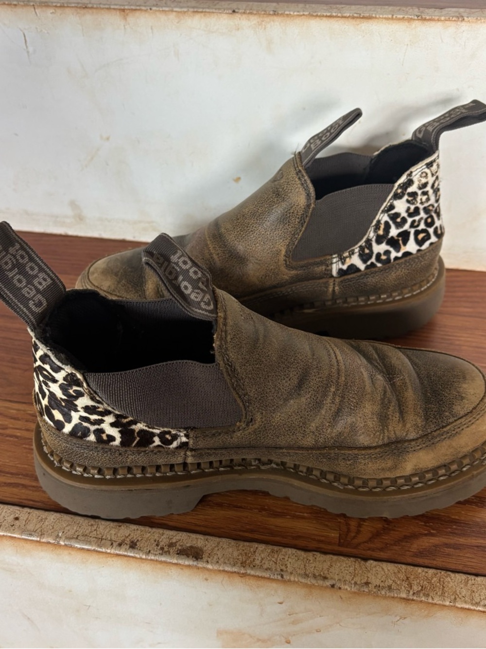Georgia boot leopard print romeos